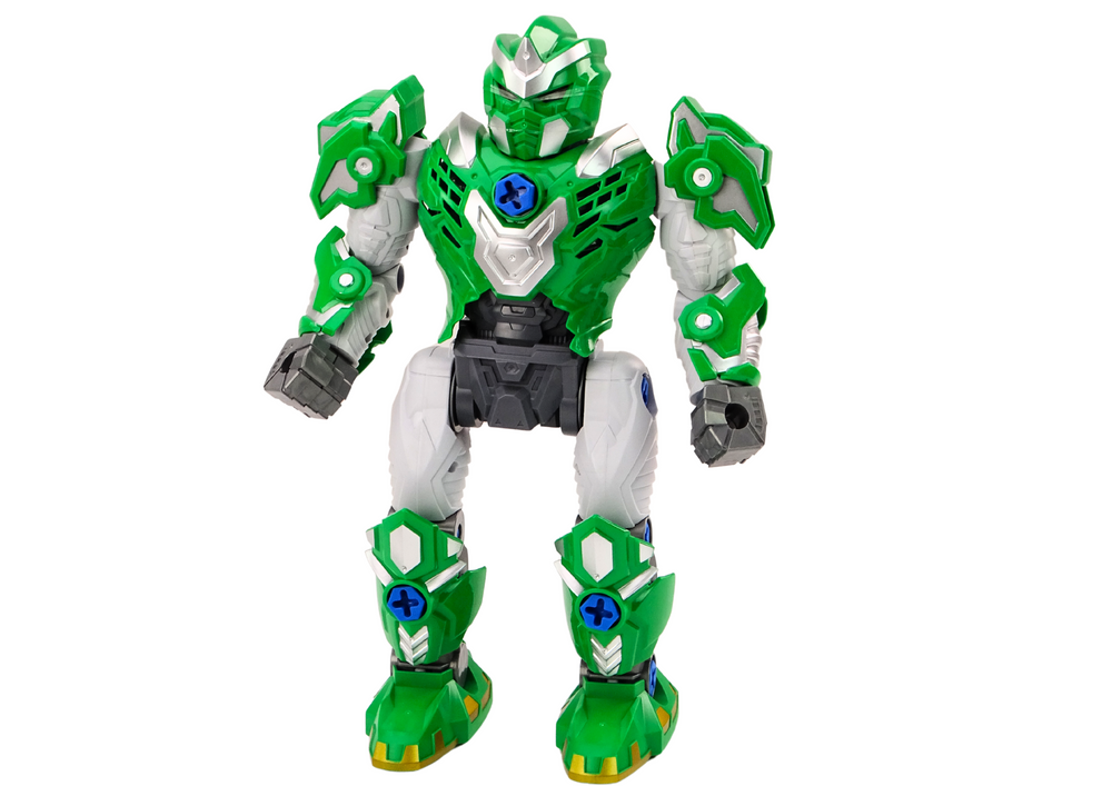 Robot desmontável com berbequim luz e som verde