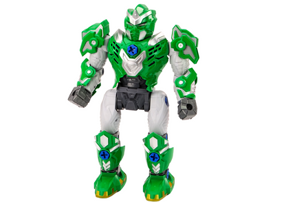 Robot desmontável com berbequim luz e som verde
