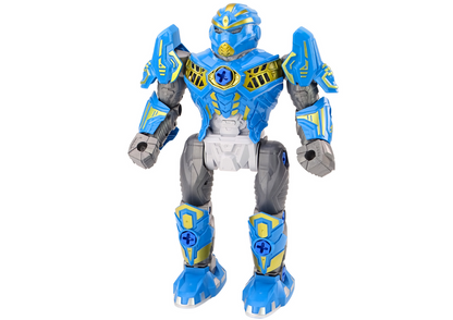 Robot desmontável com berbequim luz e som azul