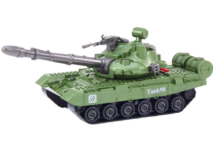 Tanque militar desmontável DIY com suspensão