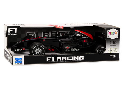 Carro desportivo F1 1:10 preto com som