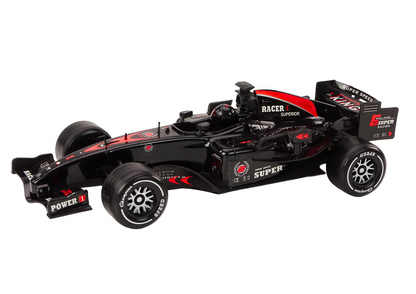 Carro desportivo F1 1:14 preto com som