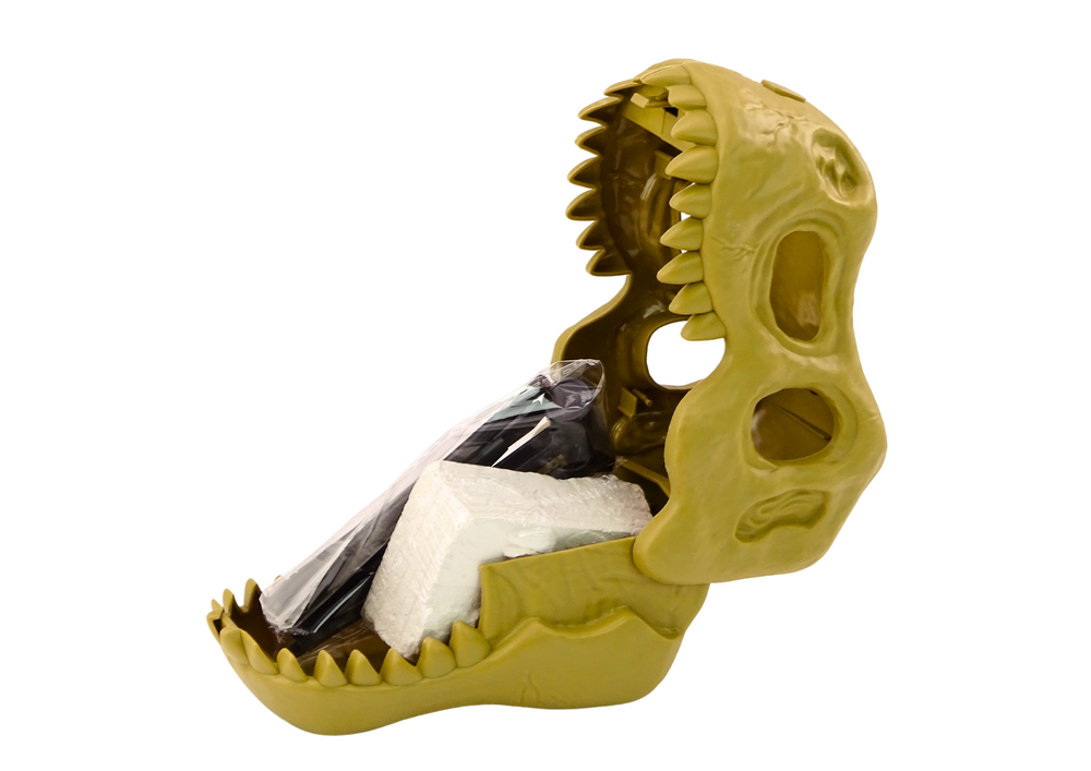 Kit escavação arqueológica dinossauros fósseis caveira (1 unidade)
