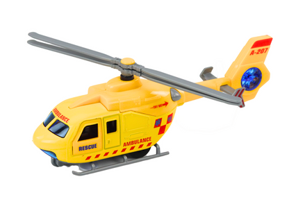 Helicóptero polícia metal portas abrir (1 unidade, sortido)