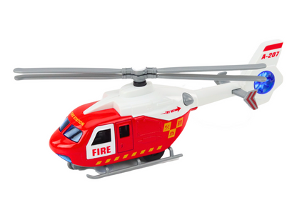 Helicóptero polícia metal portas abrir (1 unidade, sortido)