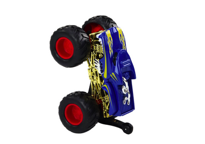 Carro brinquedo todo-o-terreno rodas grandes azul