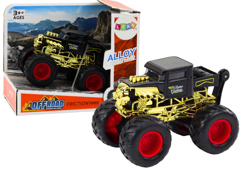 Carro fricção todo-o-terreno preto