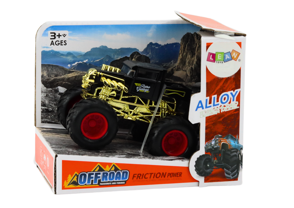 Carro fricção todo-o-terreno preto