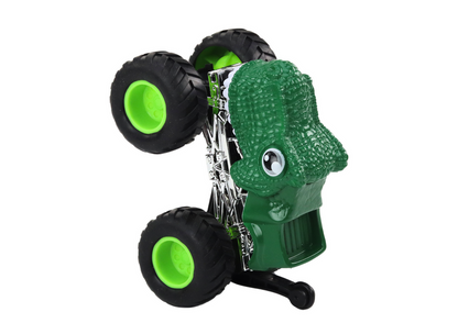 Carro dinossauro todo-o-terreno rodas grandes verde