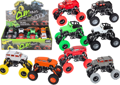 Carro todo-o-terreno escalada 4x4 amortecedores (1 unidade, sortido)