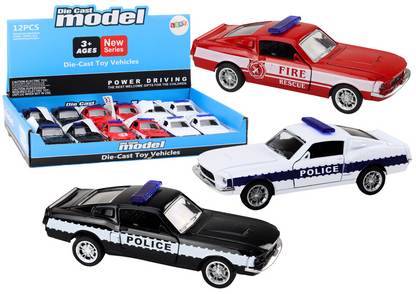 Conjunto veículos polícia bombeiros 1:32 (1 unidade, sortido)