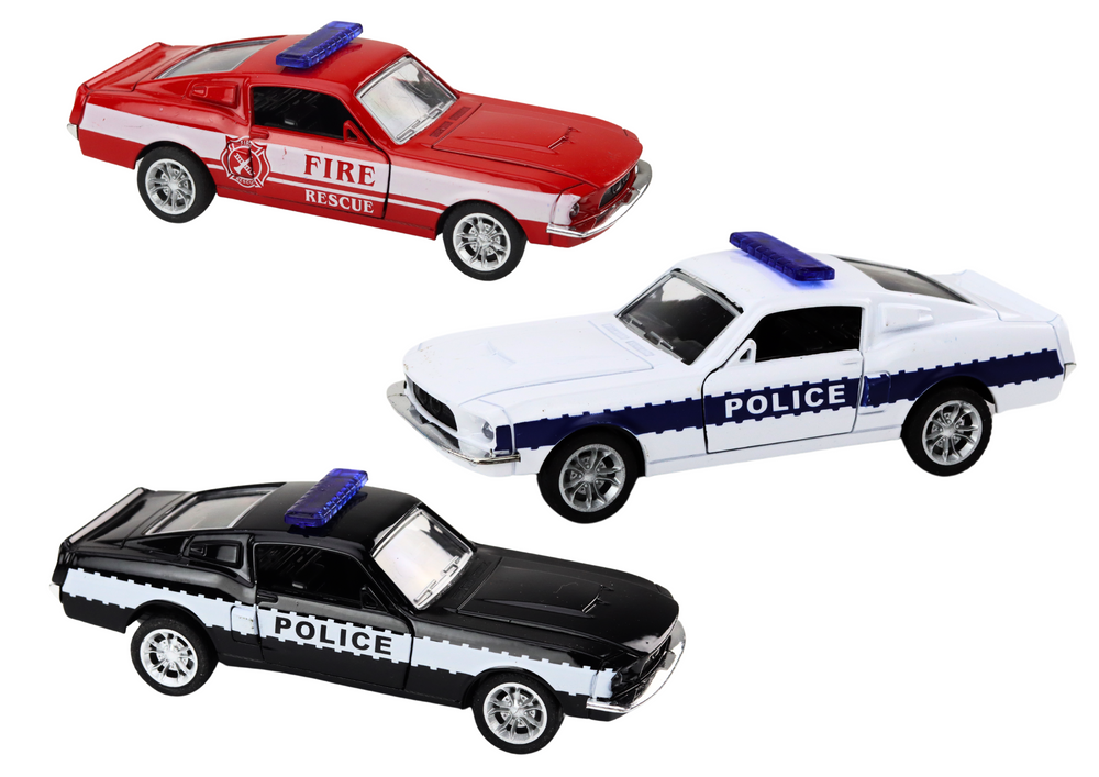 Conjunto veículos polícia bombeiros 1:32 (1 unidade, sortido)