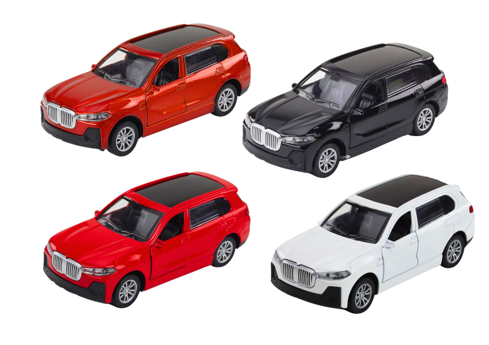 Carro passageiros 1:32 metal portas abrir luz som (1 unidade, sortido)