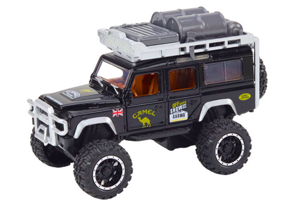 Carro todo-o-terreno guarda 1:32 metal luz som (1 unidade, sortido)