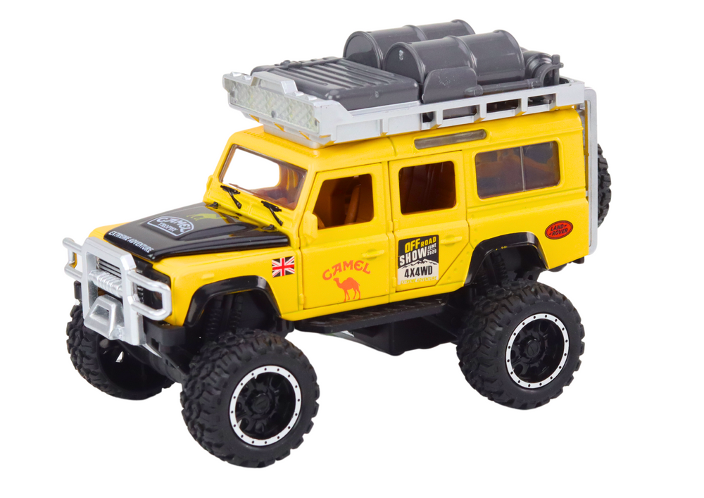 Carro todo-o-terreno guarda 1:32 metal luz som (1 unidade, sortido)