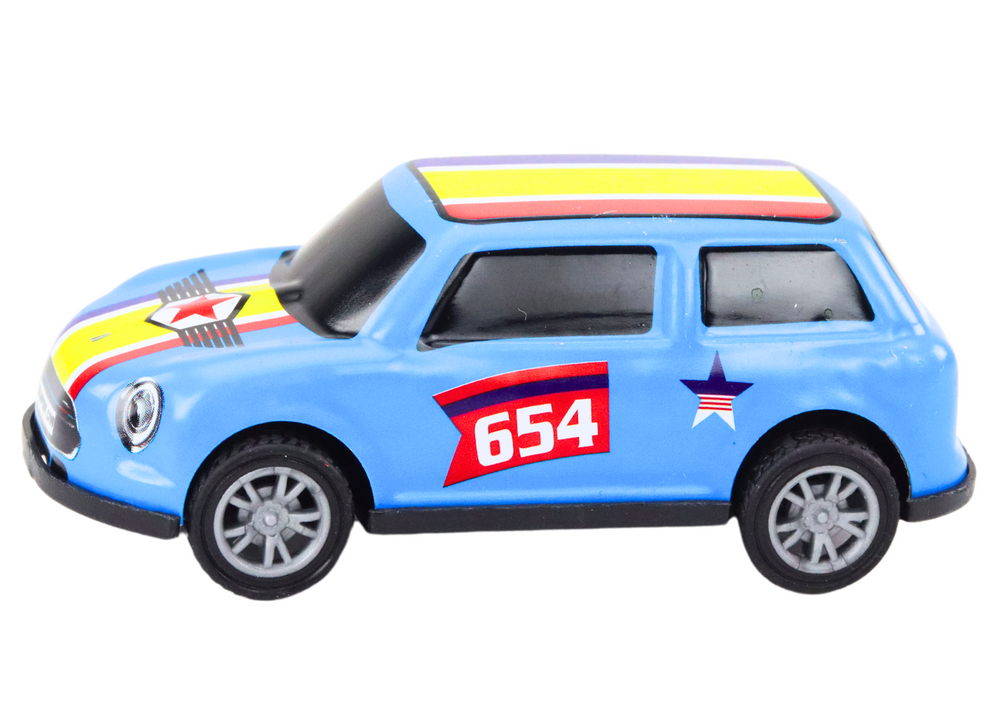 Conjunto carros mola coloridos 12 peças
