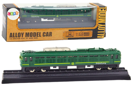 Vagão comboio coleção verde 1:48 metal
