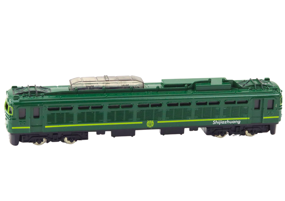 Vagão comboio coleção verde 1:48 metal