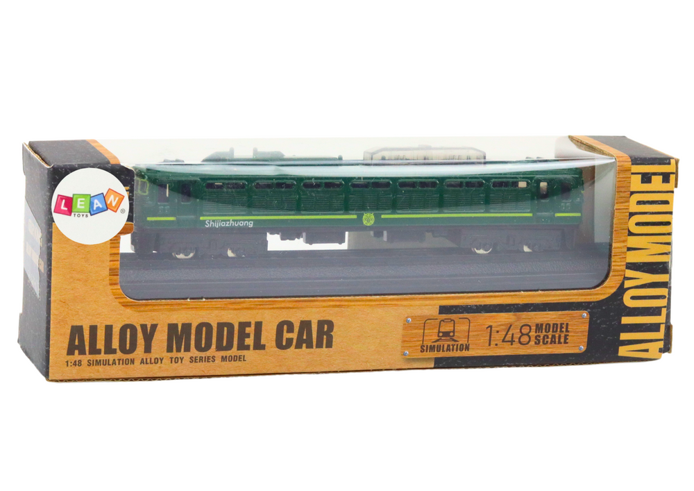 Vagão comboio coleção verde 1:48 metal