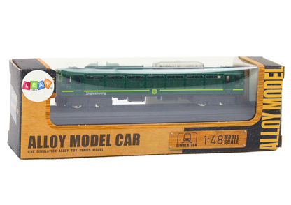 Vagão comboio coleção verde 1:48 metal