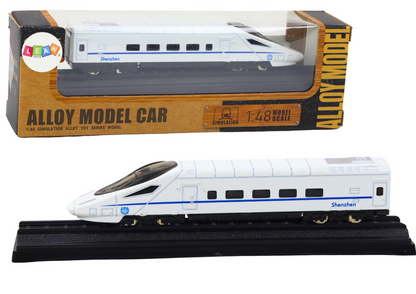 Vagão comboio coleção branco 1:48 metal