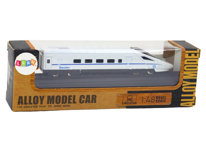 Vagão comboio coleção branco 1:48 metal