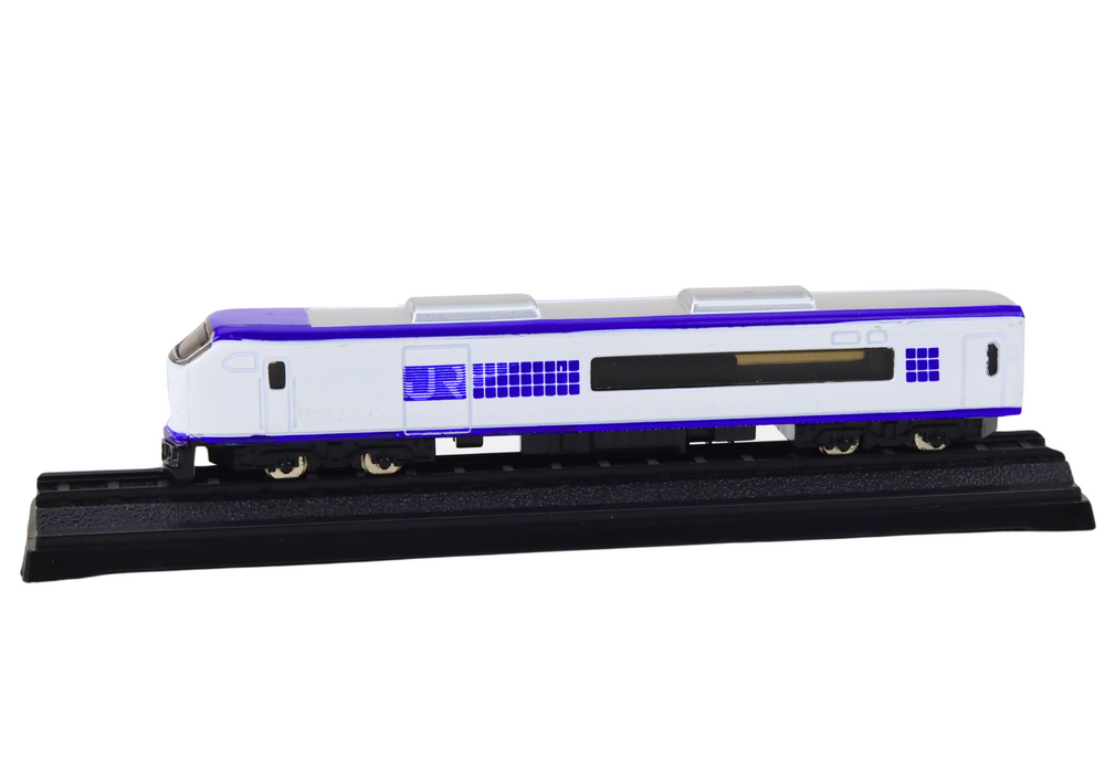 Vagão comboio coleção branco e azul 1:48 metal