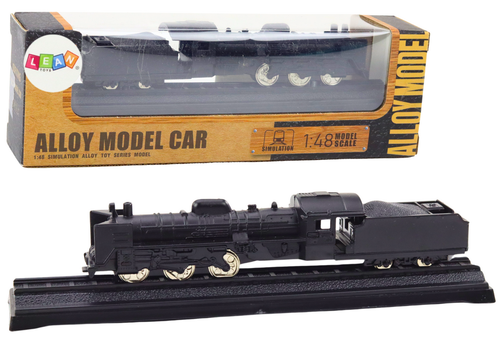 Locomotiva comboio coleção preta 1:48 metal
