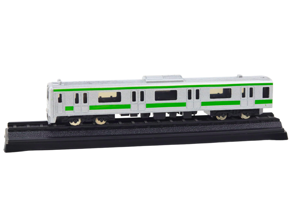 Vagão comboio coleção prateado 1:48 metal