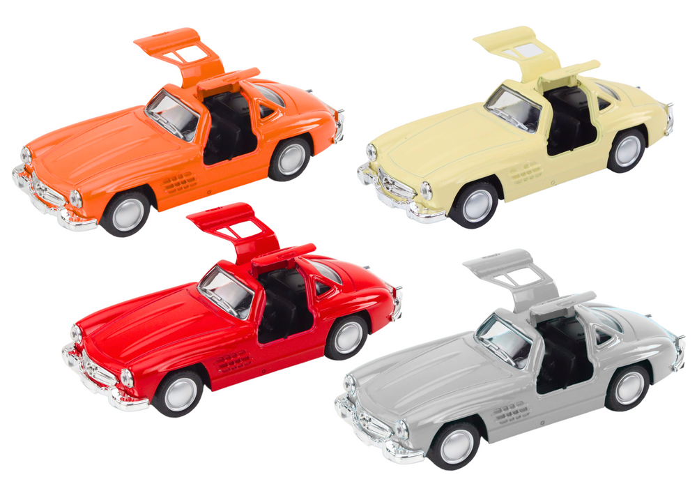 Carro clássico 1:32 metal portas de abrir (1 unidade, sortido)