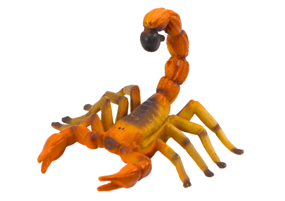Escorpião deserto 8 cm, coleção Animais do Mundo