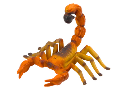 Escorpião deserto 8 cm, coleção Animais do Mundo