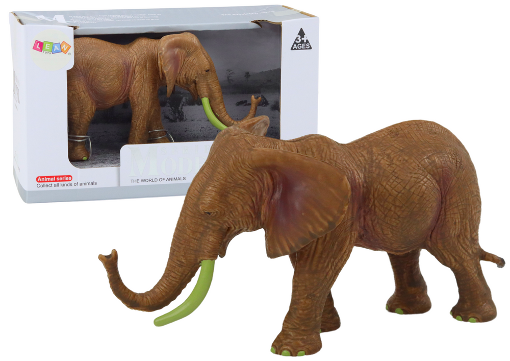 Elefante africano castanho safari