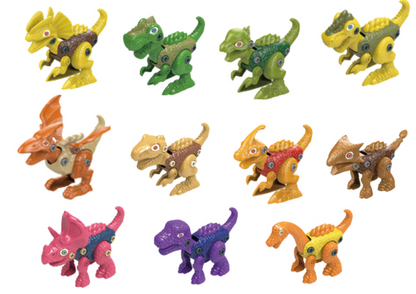 Conjunto ovos dinossauro rolantes 12 peças