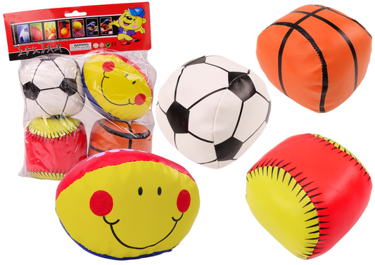 Conjunto bolas desporto 4 peças