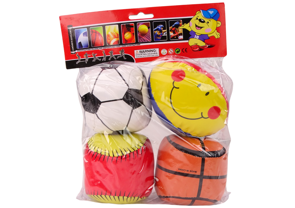 Conjunto bolas desporto 4 peças