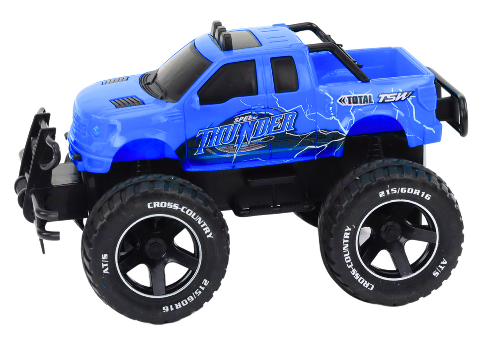 Carro todo-o-terreno RC 1:18 azul