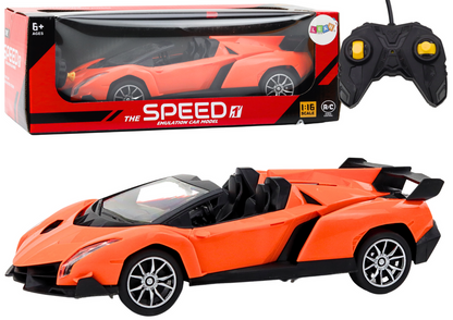 Carro Desportivo RC 1:16 Laranja Roadster