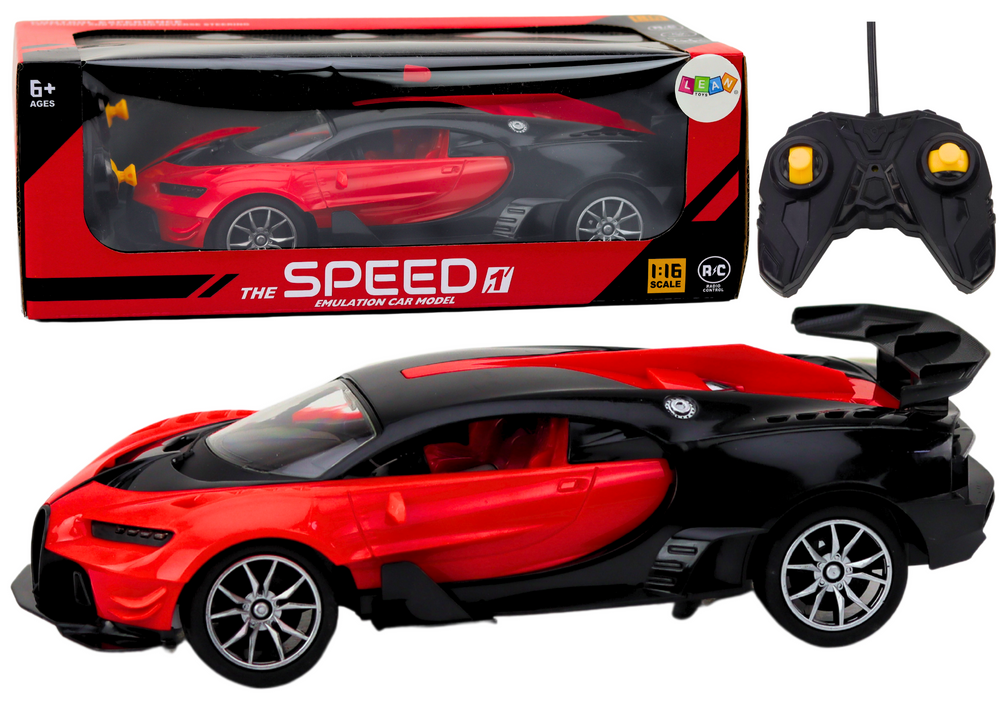 Carro Desportivo RC 1:16 Vermelho Hyper GT