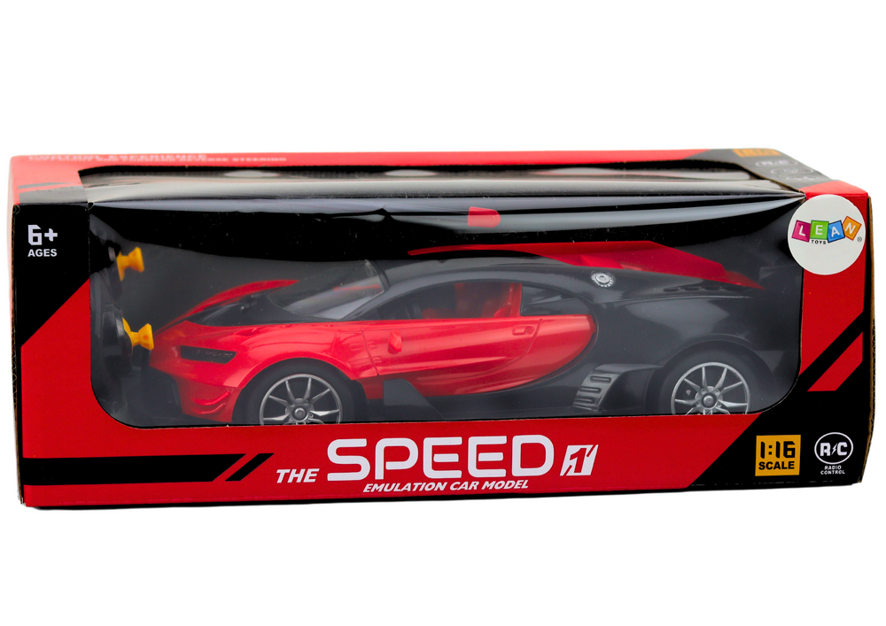 Carro Desportivo RC 1:16 Vermelho Hyper GT