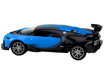 Carro Desportivo RC 1:16 Azul e Preto