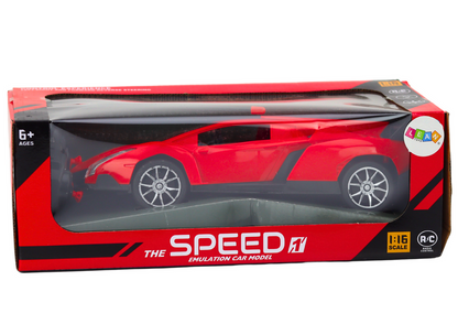 Carro Desportivo RC 1:16 Vermelho Coupé Racing