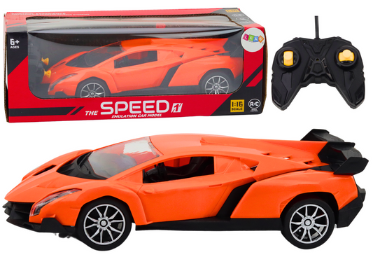 Carro Desportivo RC 1:16 Laranja Coupé