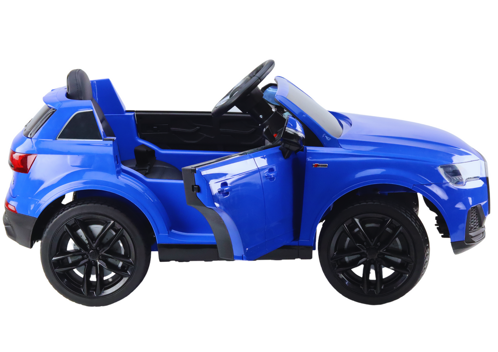 Carro elétrico Audi Q7 azul