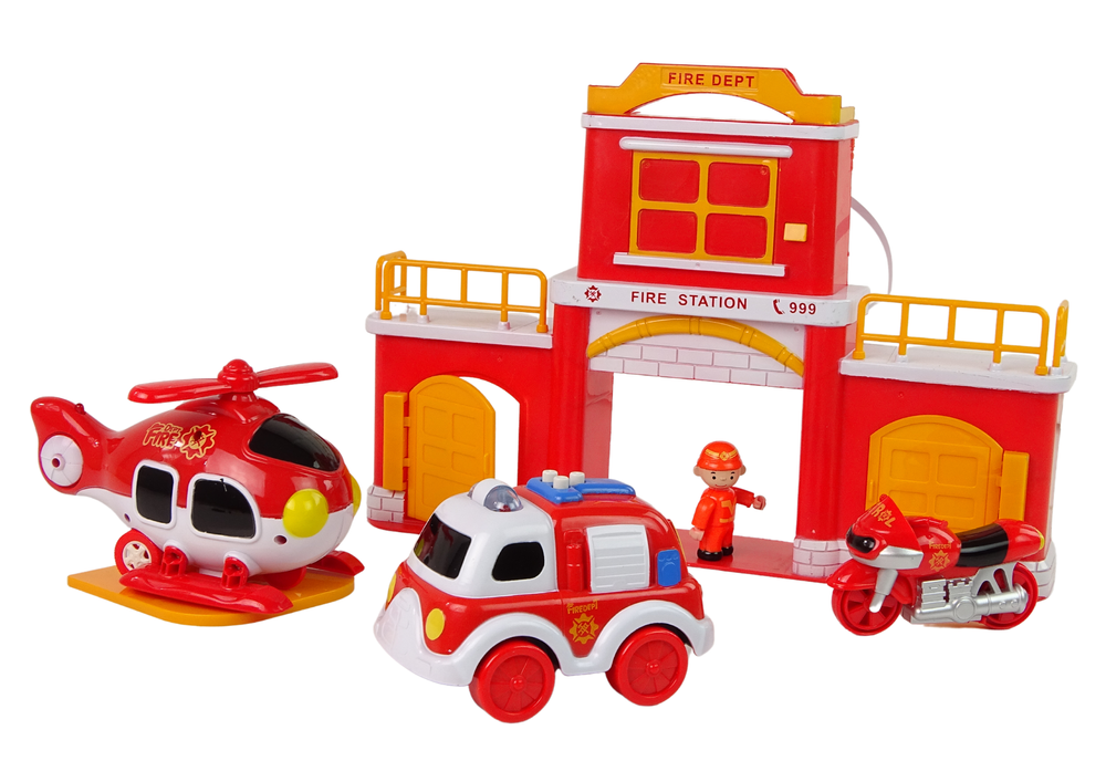 Quartel bombeiros com som
