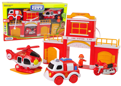 Quartel bombeiros com som