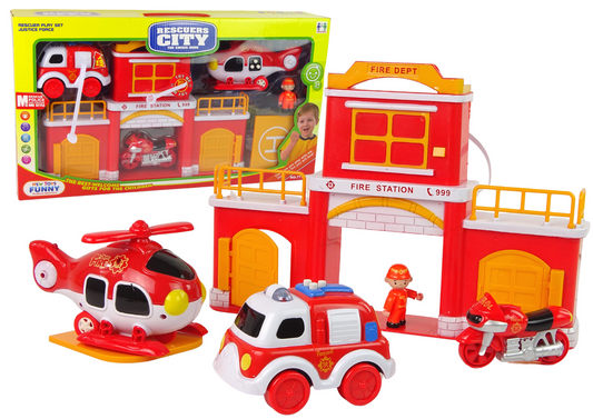 Quartel bombeiros com som