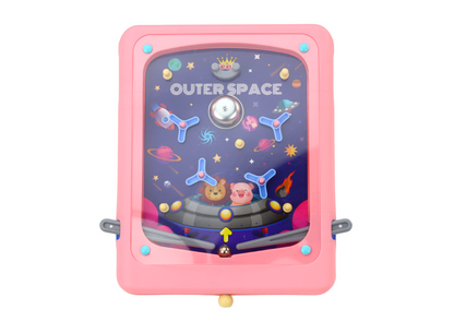 Jogo arcade flipper espaço rosa (1 unidade)