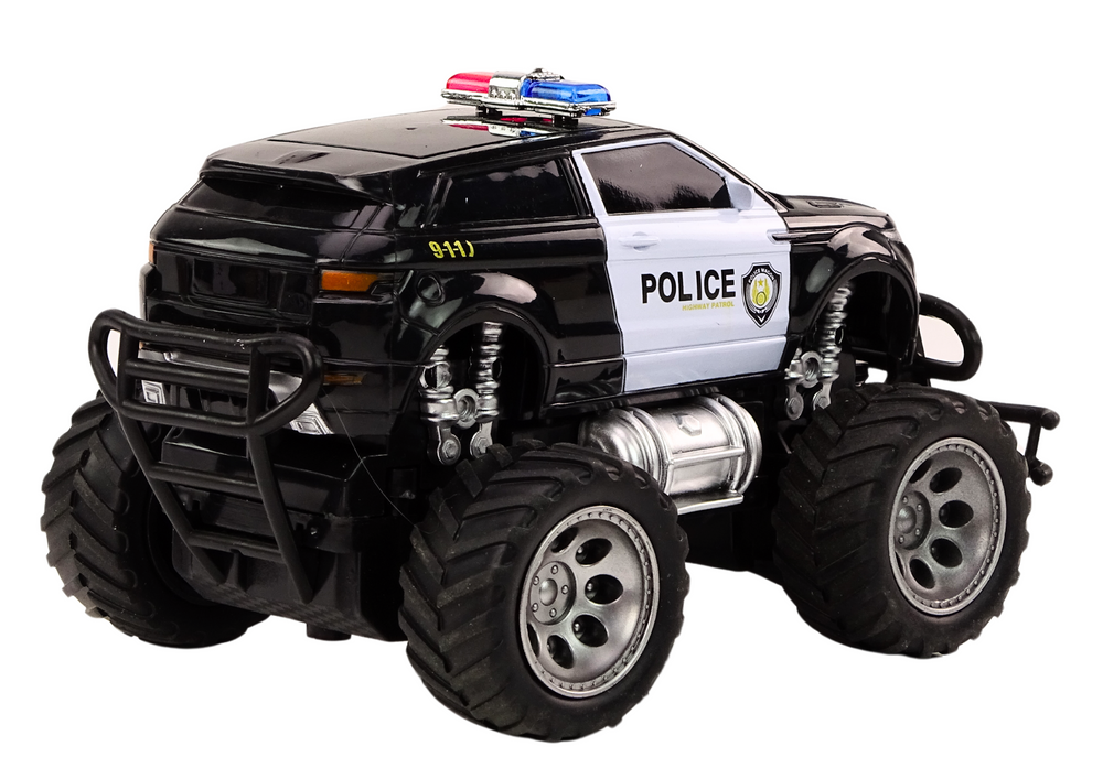 Carro polícia todo-o-terreno RC 1:24