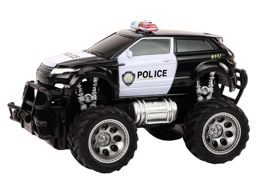 Carro polícia todo-o-terreno RC 1:24